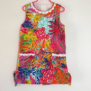 Lilly Pulitzer Girls 7 colorful, tropical dress